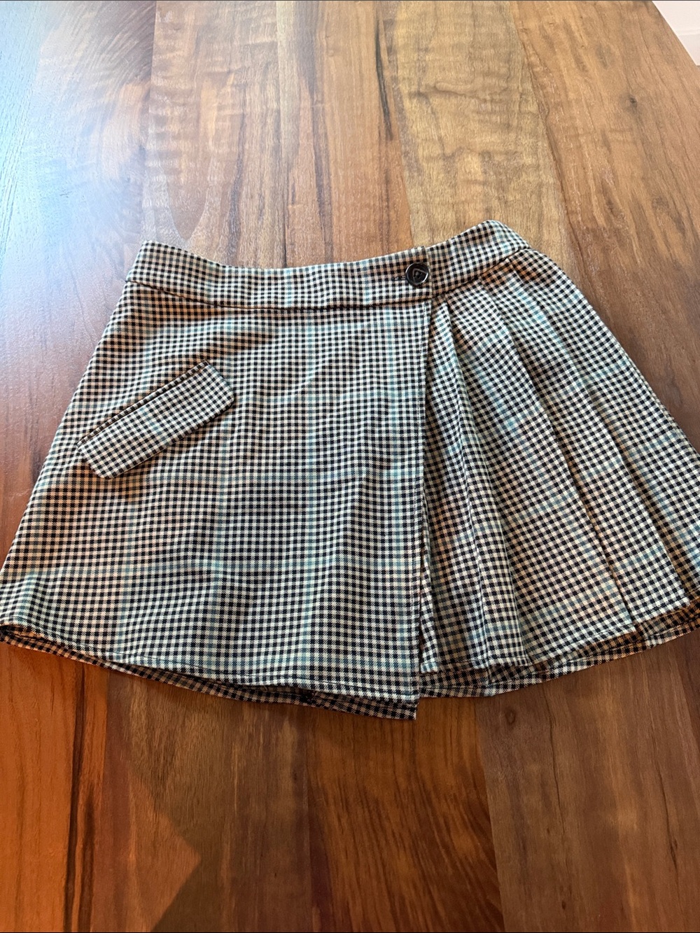 Rails Adriana Teal Multi Pleated Mini Skirt